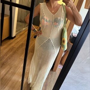 Transparent Crochet Dress